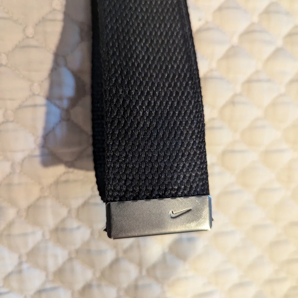 NIKE Men's Black Web Belt Large - Picture 6 of 6